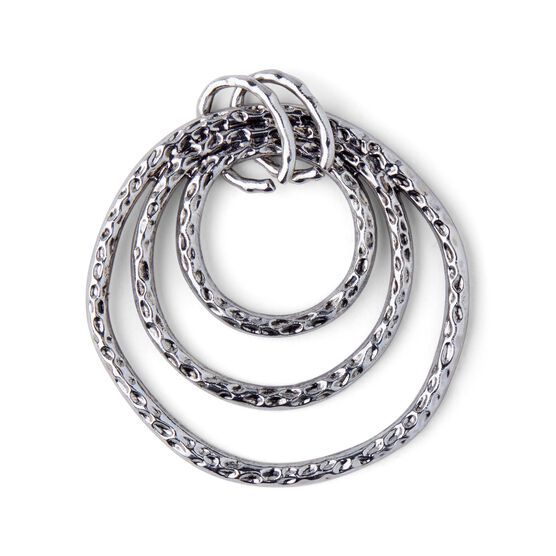 Silver Open Circle Pendant by hildie & jo, , hi-res, image 2