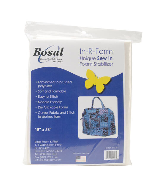 Bosal In R Form Unique Sew In Foam Stabilizer 18''X58''