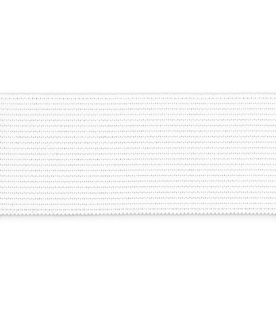Dritz 1" Knit Elastic, White, 1-1/4 yd, , hi-res, image 4