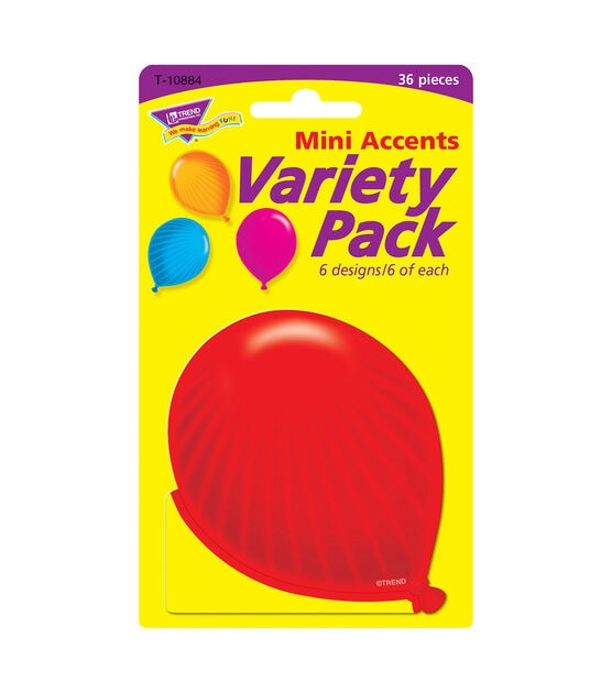 TREND 3" Party Balloons Accents Variety Pack 216ct, , hi-res, image 2