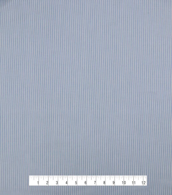 Pinstripe Cotton Shirting Fabric, , hi-res, image 1