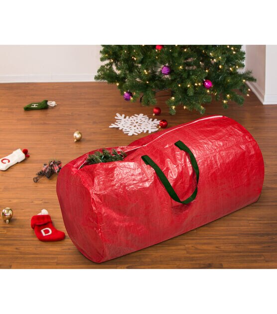 Honey Can Do Christmas Tree Storage Bag Red, , hi-res, image 6