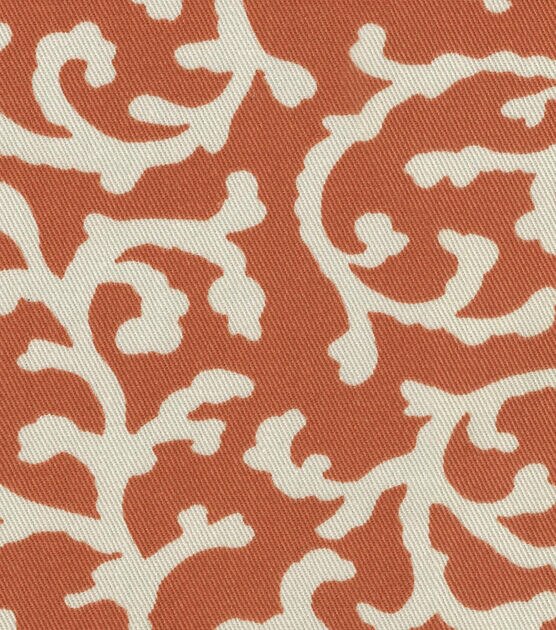 Waverly Coral Savoy Silhouette Multi-Purpose Decor Fabric, , hi-res, image 3