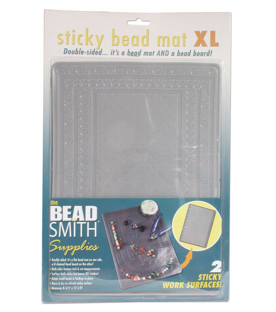 The Beadsmith Extra Large Double sided Sticky Bead Mat