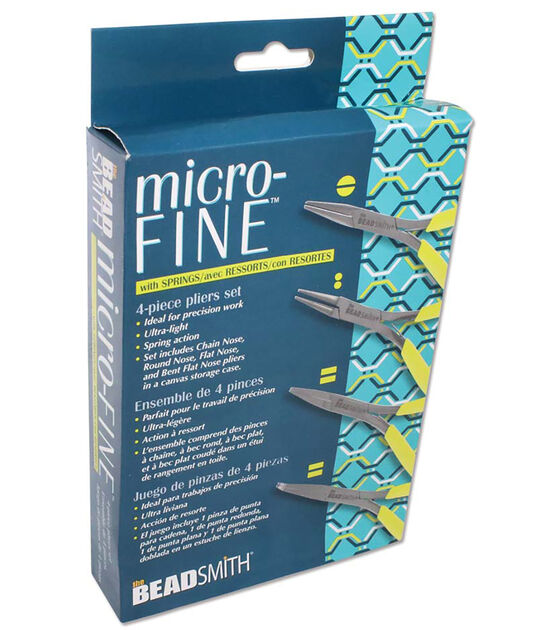 The Beadsmith Microfine Pliers With Spring Chain, , hi-res, image 3