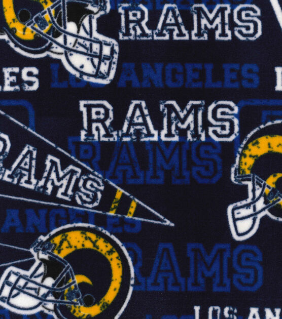 Fabric Traditions Los Angeles Rams Fleece Fabric Retro, , hi-res, image 2