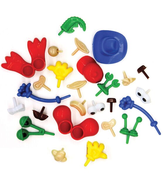 Modeling Dough & Clay Body Parts Assorted