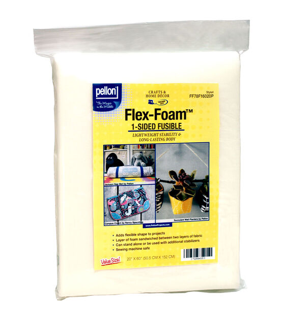 Pellon Flex Foam One sided Fusible Stabilizer 20''x60''