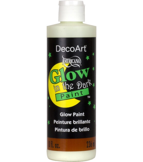 Art 'n Glow 1 Ounce Glow in The Dark Acrylic Paint - Variety of Color options Available, Size: 1 Fluid Ounce, Yellow