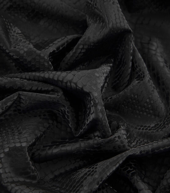Yaya Han Cosplay Shiny Snake Print Black Fabric, , hi-res, image 6