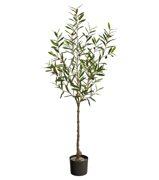 Nearly Natural 5ft. Olive Artificial Tree, , hi-res, image 1