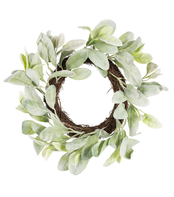 14" Mini Lamb's Ear Wreath by Bloom Room