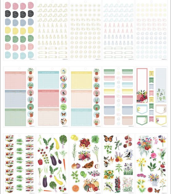 712pc Don't Stop Growing Happy Planner Stickers, , hi-res, image 3