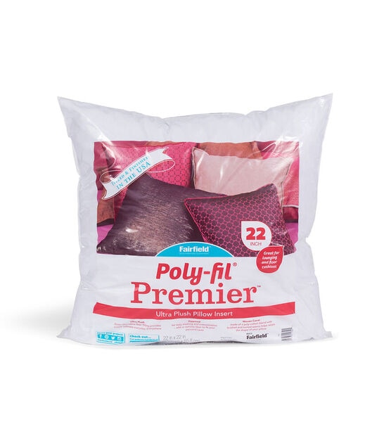 Poly Fil Premier 22x22" Oversized Pillow Insert, , hi-res, image 1