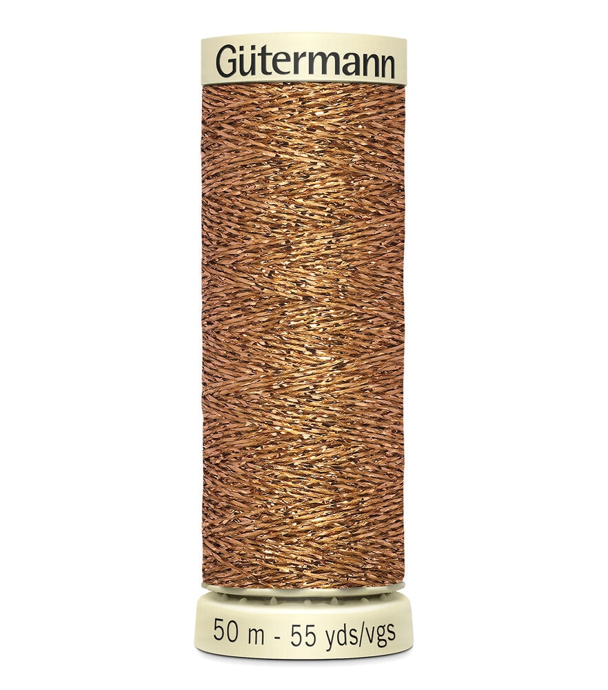 Gutermann Metal Thread, 36 Copper, swatch