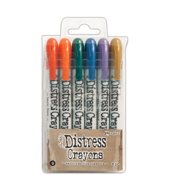 Tim Holtz Metallics Distress Crayon Set