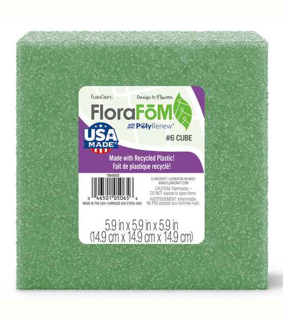 FloraCraft 6" Green FloraFoM Cube