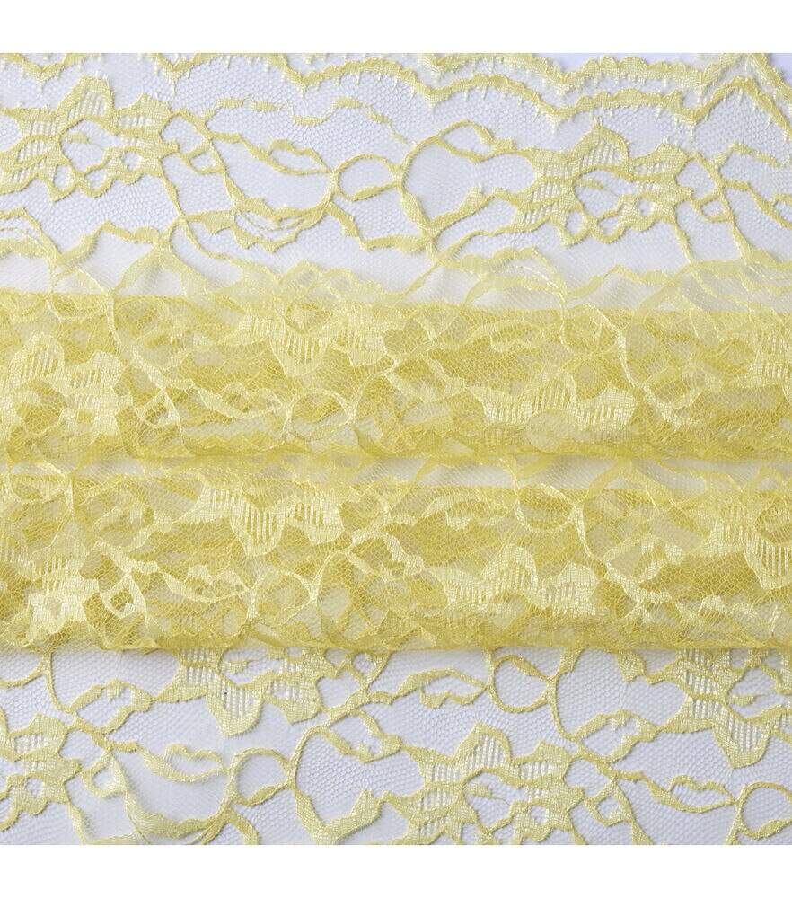 Lace Fabric by Casa Collection, Sunshine, swatch, image 3