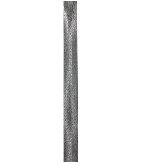 Decorative Ribbon 5/8''x12' Narrow Burlap Ribbon Gray, , hi-res, image 2
