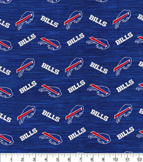 Fabric Traditions Buffalo Bills Heather NFL Cotton Fabric, , hi-res, image 2