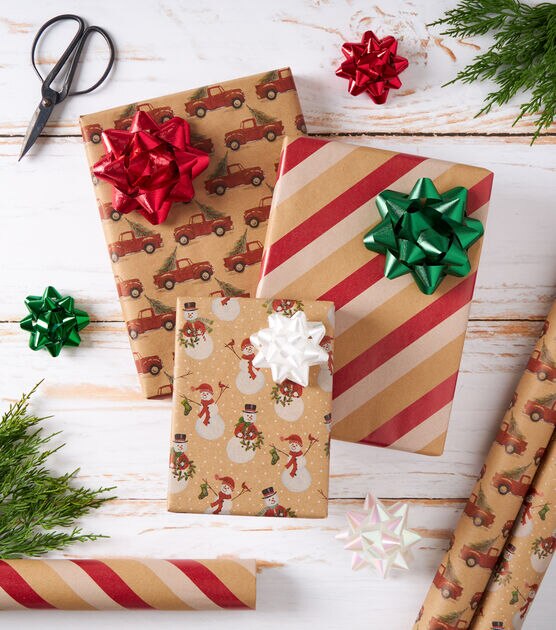 The Night Before Christmas/Kraft Wrapping Paper -X6329C