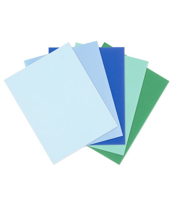 50 Sheet 8.5" x 11" Mint Solid Core Cardstock Paper Pack by Park Lane, , hi-res, image 2