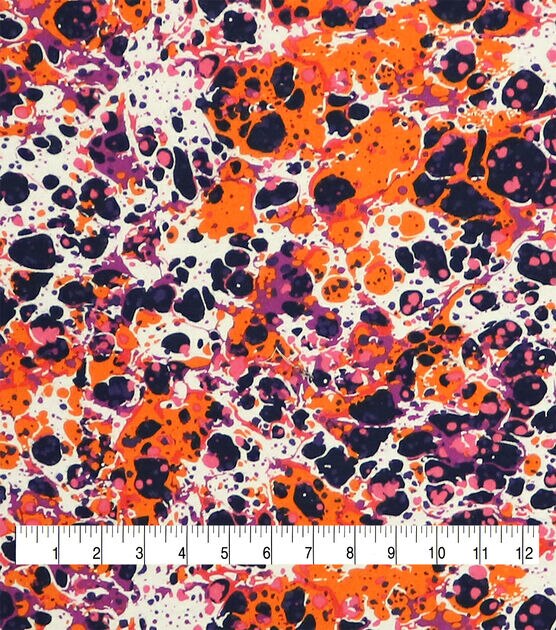 Purple Orange Oil Slick Super Snuggle Flannel Fabric, , hi-res, image 3