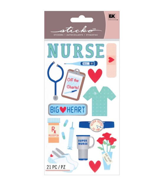 Sticko Classic Stickers Nurse