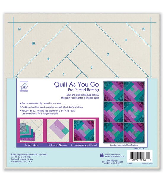 Quilt-as-you-go (The Chilton needlework series)