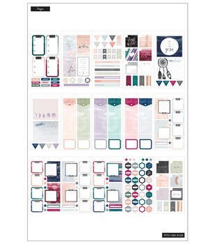689pc Mood Tracking Happy Planner Sticker Pack