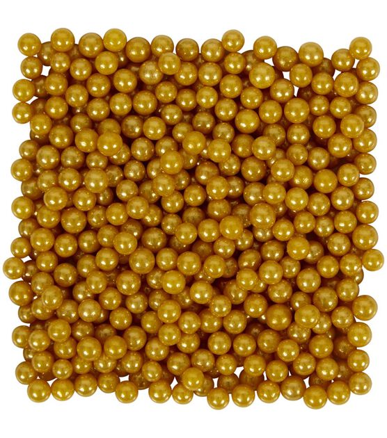 Wilton Sugar Pearls 5oz Gold, , hi-res, image 3