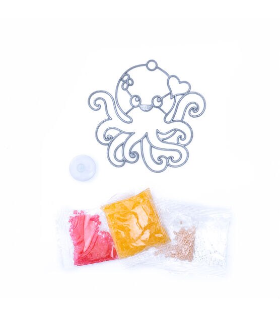 American Crafts 6pc Kids Make It & Bake It Octopus Suncatcher Kit, , hi-res, image 3