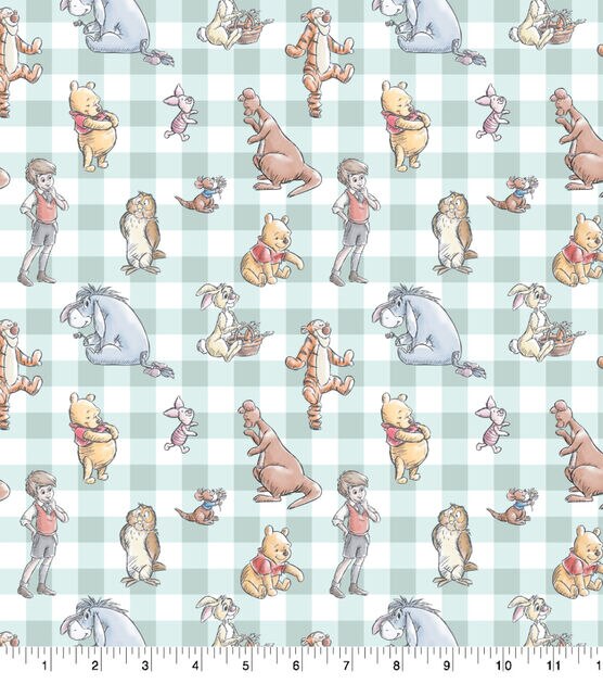 Winnie the Pooh Friends and Pooh Cotton Fabric