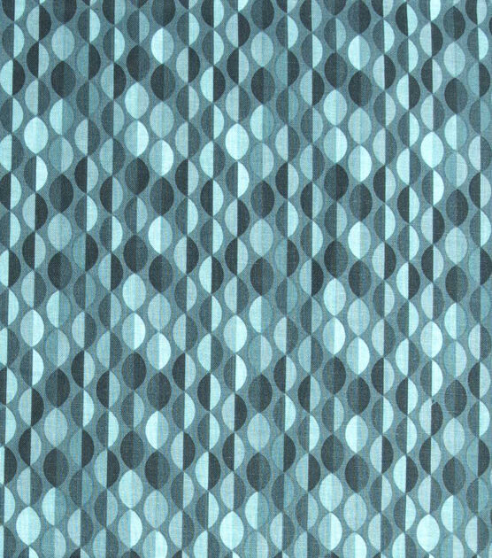 Teal Blender Oval Quilt Cotton Fabric by Keepsake Calico