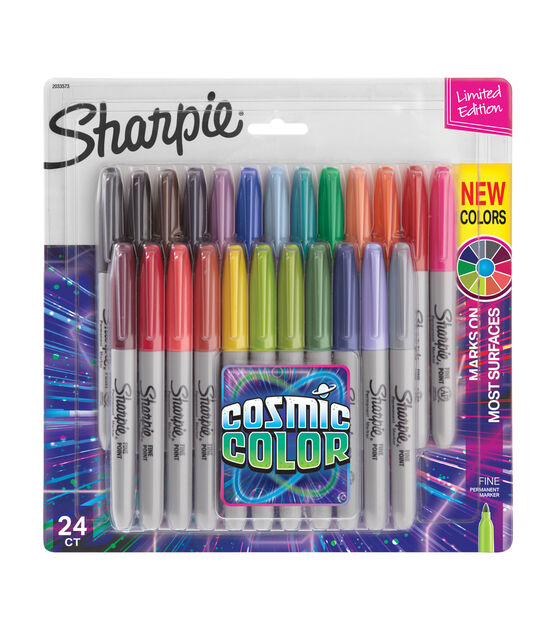 Sharpie Fine Markers 24pk Cosmic Color