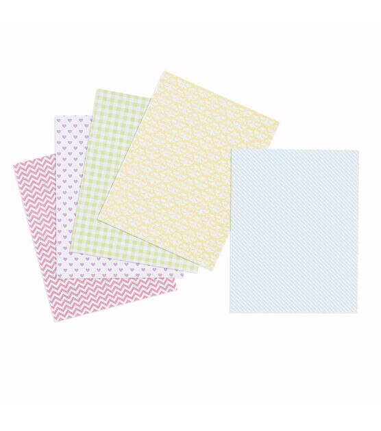50 Sheet 8.5" x 11" Pastel Smooth Cardstock Paper Pack by Park Lane, , hi-res, image 2