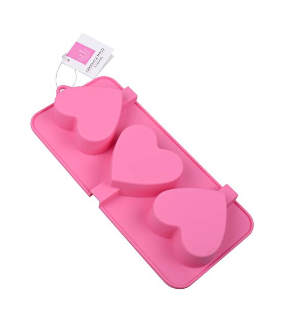 Stir 4 x 9 Valentine's Day Silicone Hearts Cakesicle Mold - Valentine's Day Baking - Seasons & Occasions