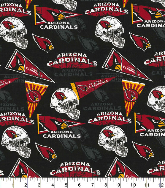 Fabric Traditions Arizona Cardinals Cotton Fabric Retro