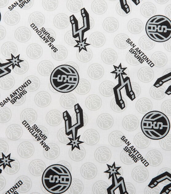 San Antonio Spurs Cotton Fabric Logo Toss, , hi-res, image 3