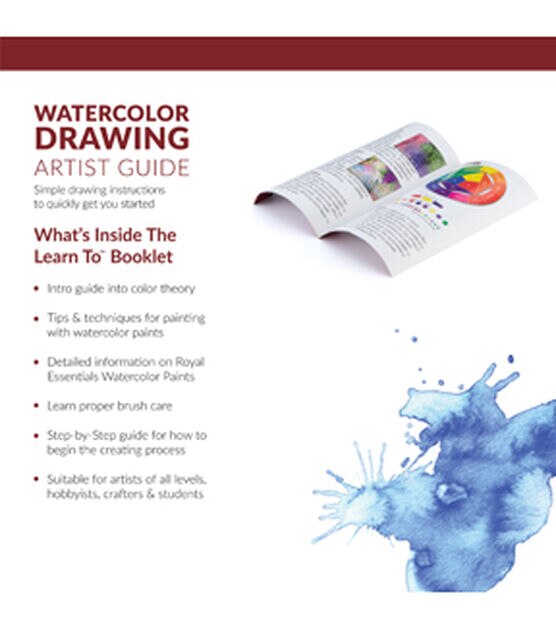 Royal & Langnickel Learn to Watercolor Drawing, , hi-res, image 7