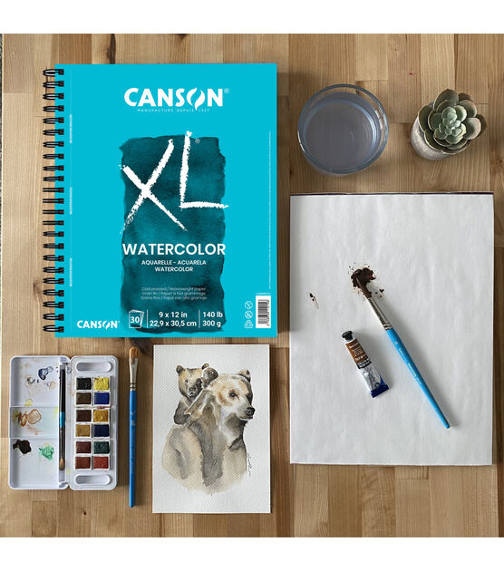 Canson Artist Series Watercolor Pad 9 x 12
