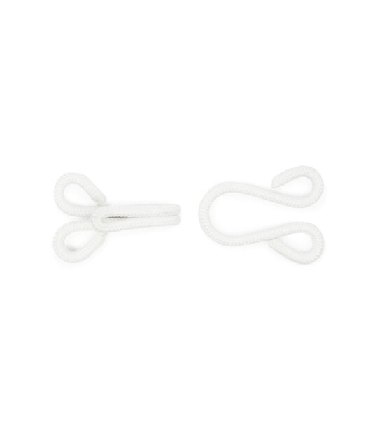 Dritz Covered Hooks & Eyes, 2 pc, White, , hi-res, image 3