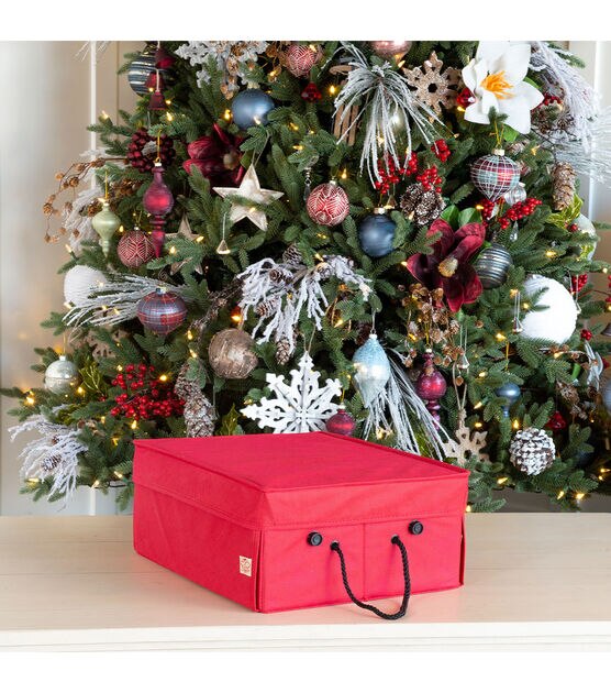 The Holiday Aisle® Heavy Duty Christmas Wrapping Storage Bag, Useful  Pockets for Ribbon Ornaments Holiday Accessories.