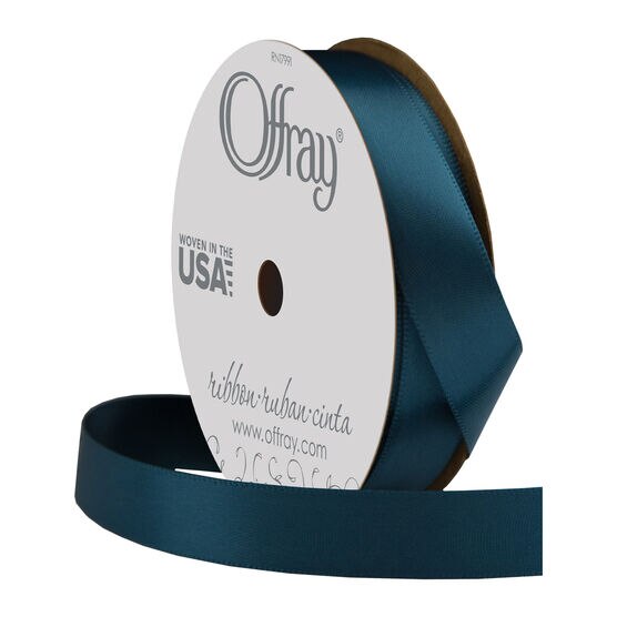 Offray Ribbon Doubleface Satin 1 1/2 Pewter