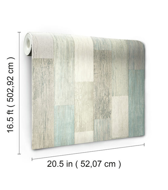 RoomMates Wallpaper Coastal Weathered Plank, , hi-res, image 6