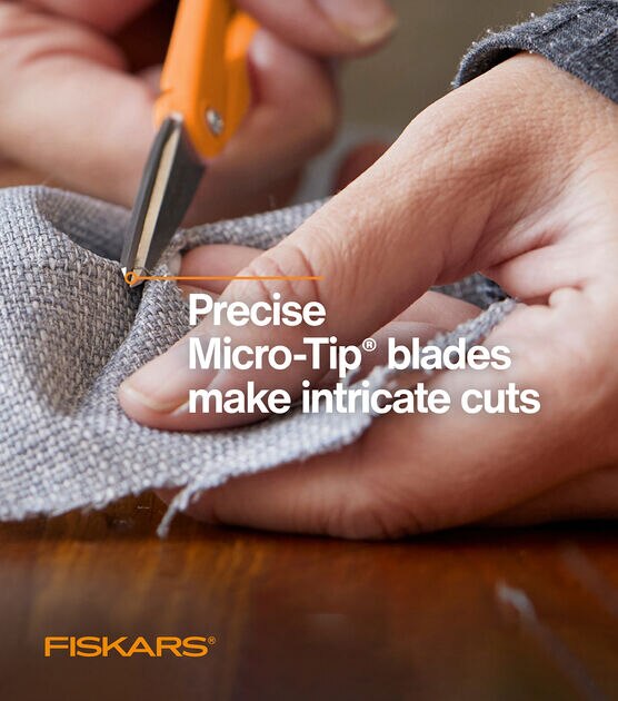 Fiskars 5" Softgrip Micro Tip Craft Scissors, , hi-res, image 3