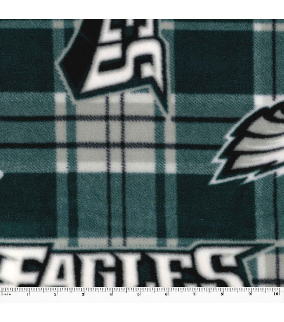Fabric Traditions Philadelphia Eagles Fleece Fabric Plaids