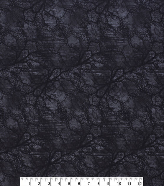 Midnight Forest Halloween Cotton Fabric, , hi-res, image 2