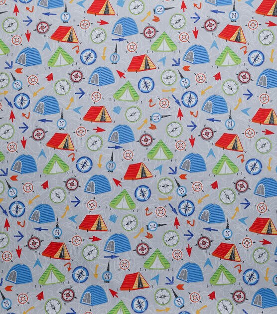 Camp Ground Novelty Cotton Fabric