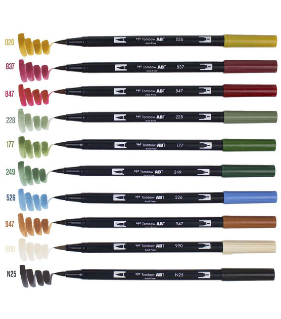 Tombow Dual Brush Pen Holdiay Set 10pc, , hi-res, image 7